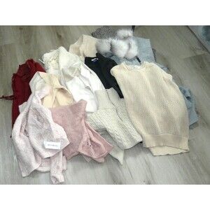 Women’s Bundle 12 Cardigan Sweater Lot | Fast Fashion Nova ASOS Cider Shein Temu
